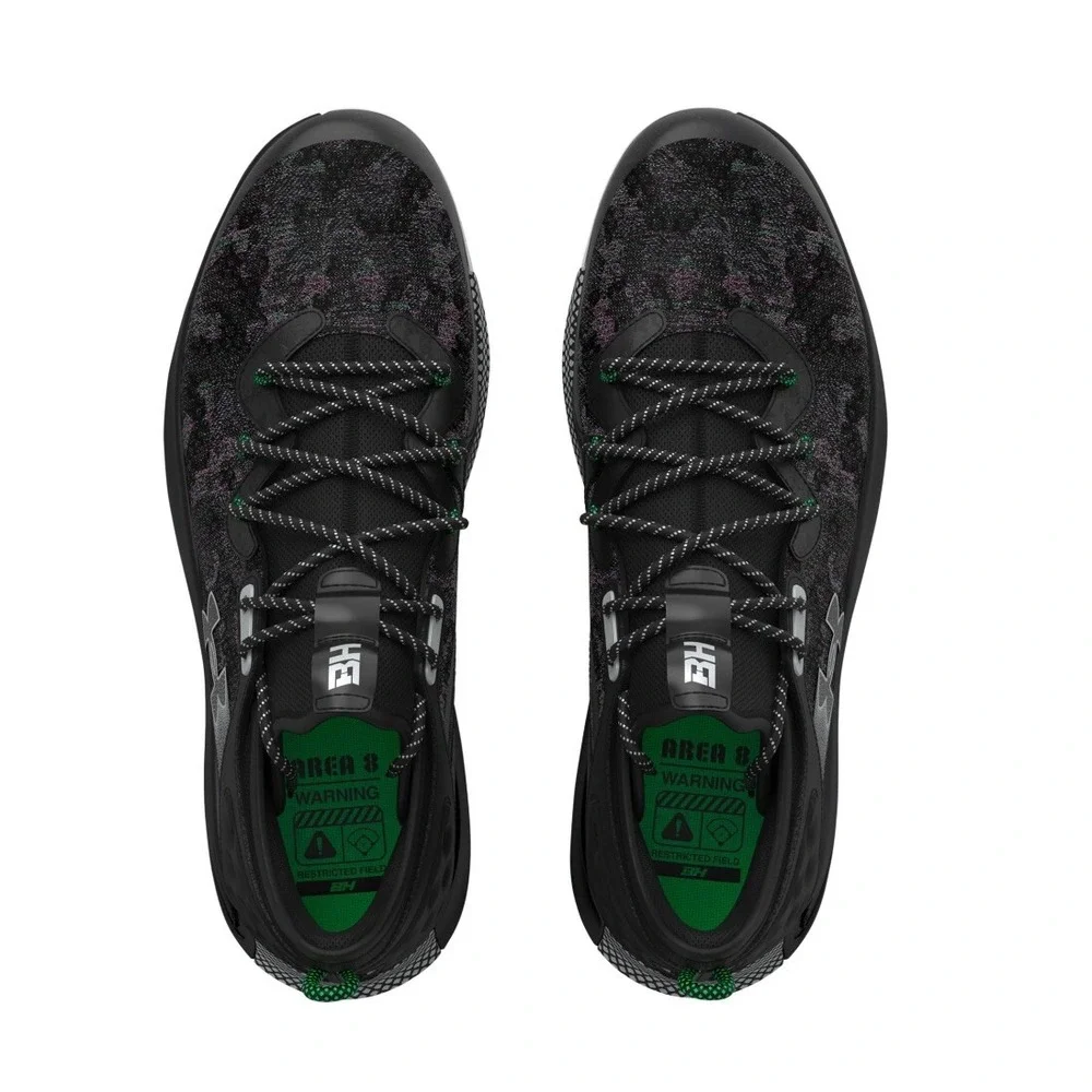 Under Armour Size 15 Metal TPU Baseball Cleats Harper 8 Low ST Mens Black UA NEW